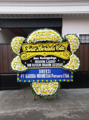Papan Bunga Duka di Lengkong